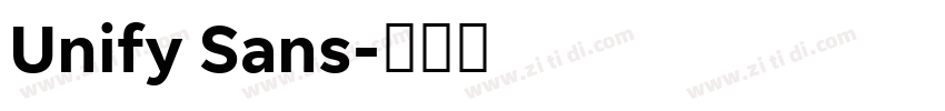 Unify Sans字体转换 Unify Sans字体转换